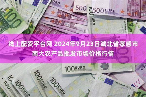 线上配资平台网 2024年9月23日湖北省孝感市南大农产品批发市场价格行情